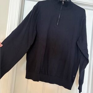 Nautica Men's Black Zip-Up Sweater